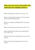 KAPPA ALPHA PSI ACTUAL EXAM SCRIPT 2026 QUESTIONS WITH ANSWERS GRADED A&plus;