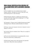 REHS EXAM CERTIFICATION REVIEW SET 2026 QUESTIONS WITH ANSWERS GRADED A&plus;
