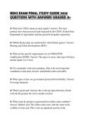 REHS EXAM FINAL STUDY GUIDE 2026 QUESTIONS WITH ANSWERS GRADED A&plus;