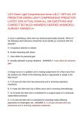 VATI Green Light Comprehensive forms A&comma;B&comma;C &sol; VIRTUAL ATI PREDICTOR GREEN LIGHT COMPREHESIVE PREDICTOR LATEST 2026 ACTUAL EXAM ALL 180 QUESTIONS AND CORRECT DETAILED ANSWERS &lpar;VERIFIED ANSWERS&rpar; &vert;ALREADY GRADED A&plus;