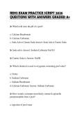 REHS EXAM PRACTICE SCRIPT 2026 QUESTIONS WITH ANSWERS GRADED A&plus;