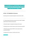 GEORGETTE'S LMR PMHNP ACTUAL EXAM 2026&sol;2027 &vert; Complete Question Bank &vert; Clinical Pearls &vert; ANCC&sol;AANP Aligned &vert; Pass Guaranteed - A&plus; Graded