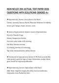 NGN NCLEX 204 ACTUAL TEST PAPER 2026 QUESTIONS WITH SOLUTIONS GRADED A&plus;