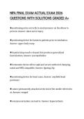 NIFA FINAL EXAM ACTUAL EXAM 2026 QUESTIONS WITH SOLUTIONS GRADED A&plus;