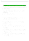 PFHS 3&period;01 WOW Words&colon; Food Management Questions with Complete Solutions
