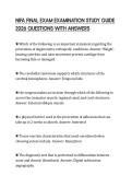 NIFA FINAL EXAM EXAMINATION STUDY GUIDE 2026 QUESTIONS WITH ANSWERS