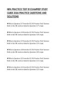 NIFA PRACTICE TEST B1 EXAMPREP STUDY GUIDE 2026 PRACTICE QUESTIONS AND SOLUTIONS