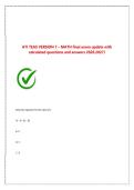 ATI TEAS VERSION 7 &ndash; MATH final exam update with  calculated questions and answers 2026&period;2027&sol;