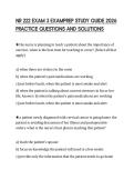 NR 222 EXAM 3 EXAMPREP STUDY GUIDE 2026 PRACTICE QUESTIONS AND SOLUTIONS