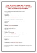 NAIL TECHNICIAN EXAM&sol; NAIL TECH STATE   BOARDS ACTUAL TEST EXAM 2026-2027 LATEST   UPDATE 150 SOLUTIONS GRADED A&plus;  