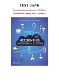 Test Bank for Accounting Information Systems&comma; 14th edition By Marshall B Romney&comma; Paul J&period; Steinbart&comma; Chapter 1-22 &vert;All Chapters