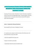 ATI PN Comprehensive Predictor ACTUAL EXAM 2026&sol;2027 &vert; 180 Questions &vert; 100&percnt; Correct Answers &vert; Verified &vert; Pass Guaranteed - A&plus; Graded