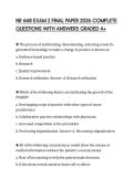 NR 668 EXAM 2 FINAL PAPER 2026 COMPLETE QUESTIONS WITH ANSWERS GRADED A&plus;