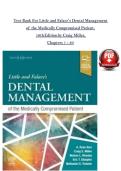 Test Bank for Little and Falace&rsquo;s Dental Management of the Medically Compromised Patient 9th Edition &ndash; Complete Dental Exam Questions&comma; Answers and Rationales &vert; ISBN 9780323443555