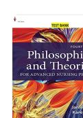 Test Bank - Philosophies and Theories for Advanced Nursing Practice 4th Edition by Janie B&period; Butts&comma; Karen L&period; Rich - Complete Elaborated and Latest Test Bank&period; ALL Chapters&lpar;1-26&rpar;Included and updated for 2024