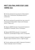NR577 2026 FINAL PAPER STUDY GUIDE VERIFIED Q&A