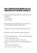 PSM-1 CERTIFICATION REVIEW SET 2026 QUESTIONS WITH ANSWERS GRADED A&plus;