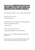 PSY 255 ALL COMBINED PRACTICE EXAM TRIAL WEEKLY FINAL STUDY GUIDE 2026 QUESTIONS WITH ANSWERS GRADED A&plus;