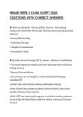 NR668 WEEK 3 EXAM SCRIPT 2026 QUESTIONS WITH CORRECT ANSWERS