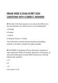 NR668 WEEK 5 EXAM SCRIPT 2026 QUESTIONS WITH CORRECT ANSWERS