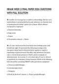 NR668 WEEK 5 FINAL PAPER 2026 QUESTIONS WITH FULL SOLUTION