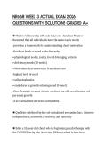 NR668 WEEK 3 ACTUAL EXAM 2026 QUESTIONS WITH SOLUTIONS GRADED A&plus;