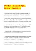 PSI Life &vert; Complete Q&A Review &vert; Graded A&plus;