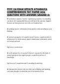 PSYC 228 EXAM UPDATE ATHABASCA COMPREHENSIVE TEST PAPER 2026 QUESTIONS WITH ANSWERS GRADED A&plus;