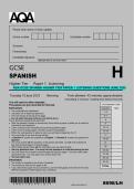 AQA GCSE Spanish Paper 1 &ndash; Listening Higher Tier Exam Questions &lpar;June 2025&rpar;