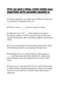 PSYC 255 QUIZ 5 FINAL STUDY GUIDE 2026 QUESTIONS WITH ANSWERS GRADED A&plus;