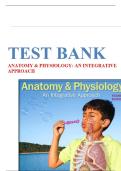 Test Bank for Anatomy & Physiology&colon; An Integrative Approach 4th Edition by Michael P&period; McKinley&comma; Valerie Dean O'Loughlin&comma; 9781260265217&comma; All Chapters LATEST 2026