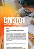 CIV3701 Assignment 1 Due 16 March 2026   - Distinction Guaranteed