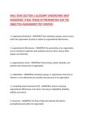 WGU D545 SECTION 2 GLOSSARY UNDERSTAND &lpar;NOT MEMORIZE&rpar; THESE TERMS IN PREPARATION FOR THE OBJECTIVE ASSESSMENT PDF VERIFIED