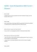 AS350 - Exam -3 Questions With Correct Answers