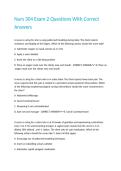 Nurs 304 Exam 2 Questions With Correct Answers&period;