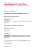 CRRN Certification Exam 2026 Study Guide &vert; Rehabilitation Nursing Review&comma; Practice Domains&comma; Competency Framework & Exam Preparation Resource