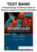 Test Bank &vert; Pathophysiology&colon; The Biologic Basis for Disease in Adults and Children 9th Edition by McCance &ndash; Ch&period; 1-49&comma; 9780323789882 &vert; Includes Q&A & Rationales