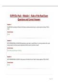 OUPV-Six-Pack Module I - Rules of the Road Exam Questions and Correct Answers&period;