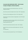 Conversion Rate Optimization &lpar;CRO&rpar; &ndash; Most Common Concepts&comma; Strategies&comma; and Exam Questions