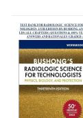 Test Bank for Radiologic Science for Technologists 13th Edition By Stewart C&period; Bushong&comma; and Elizabeth Shields&vert; 9780323765367&vert; All Chapters&vert; LATEST