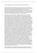 Macbeth - how is MB presented grade 9 analytical essay
