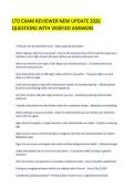LTO EXAM REVIEWER NEW UPDATE 2026  QUESTIONS WITH VERIFIED ANSWERS 