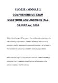CLC-222 CONTRACTING EXAM QUESTIONS AND ANSWERS 2026 &lpar;QUICK REVISION&rpar;