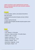 LIBERTY UNIVERSITY SOWK COMPREHENSIVE CERTIFIED  QUALITY EXAM QUESTIONS WITH 100&percnt; ACCURATE ANSWERS  ASSURED SUCCESS