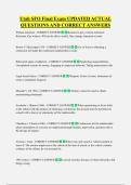 Utah SFO Final Exam UPDATED ACTUAL  QUESTIONS AND CORRECT ANSWERS