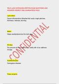 TDLR LASH EXTENSION WRITTEN EXAM QUESTIONS AND  ANSWERS NEWEST 2026 GUARANTEED PASS