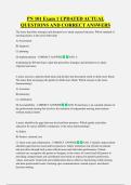 PN 101 Exam 1 UPDATED ACTUAL  QUESTIONS AND CORRECT ANSWERS