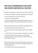 RHIA EXAM COMPREHENSIVE EXAM SCRIPT 2026 SOLVED QUESTIONS FULL SOLUTION