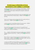 PN 101 Exam 1 UPDATED ACTUAL  QUESTIONS AND CORRECT ANSWERS