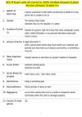 HCA IP Exam with all Correct & 100&percnt; Verified Answers &vert;Latest Version &vert;Already Graded A&plus;